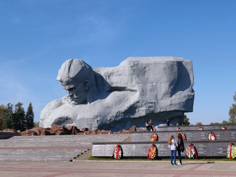 Fortaleza histórica em Belarus